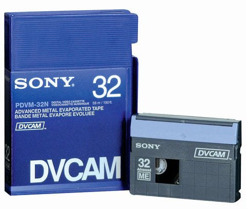 DVCAM Tape, No Chip 32 Minutes