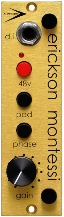 500 Series Preamp/DI Module for Fattening Thin-Sounding Sources