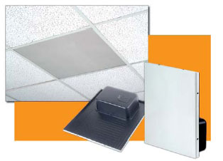 Speaker, Drop-In Ceiling, Amplified, Off White