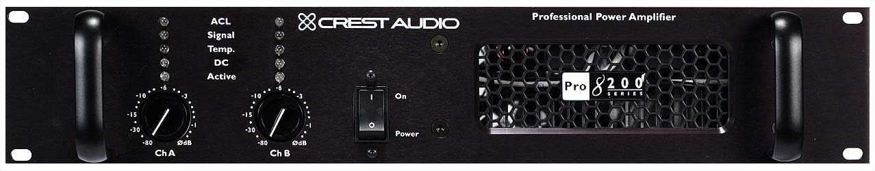 Power Amplifier, 825W @ 8 Ohms Stereo