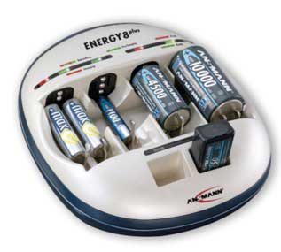 Battery Charger/Conditioning Station for up to 8 NiCd/NiMH Batteries