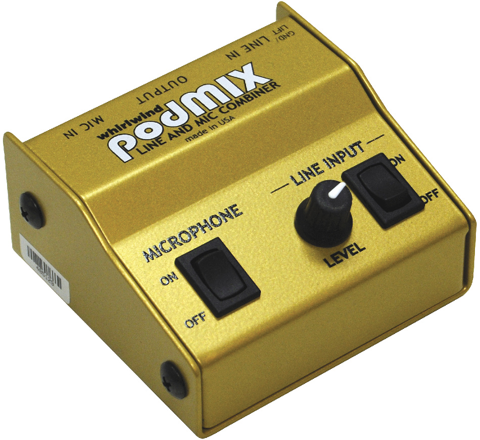 2-Channel Microphone/Line Mixer and DI Box