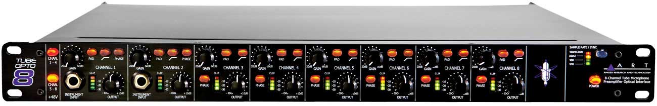 Mic Preamp, 8 Channel with ADAT I/O