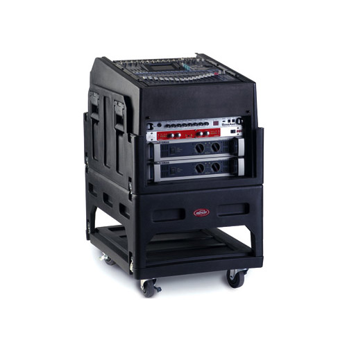 14RU Top/6RU Gig Rig Rolling Portable Rack