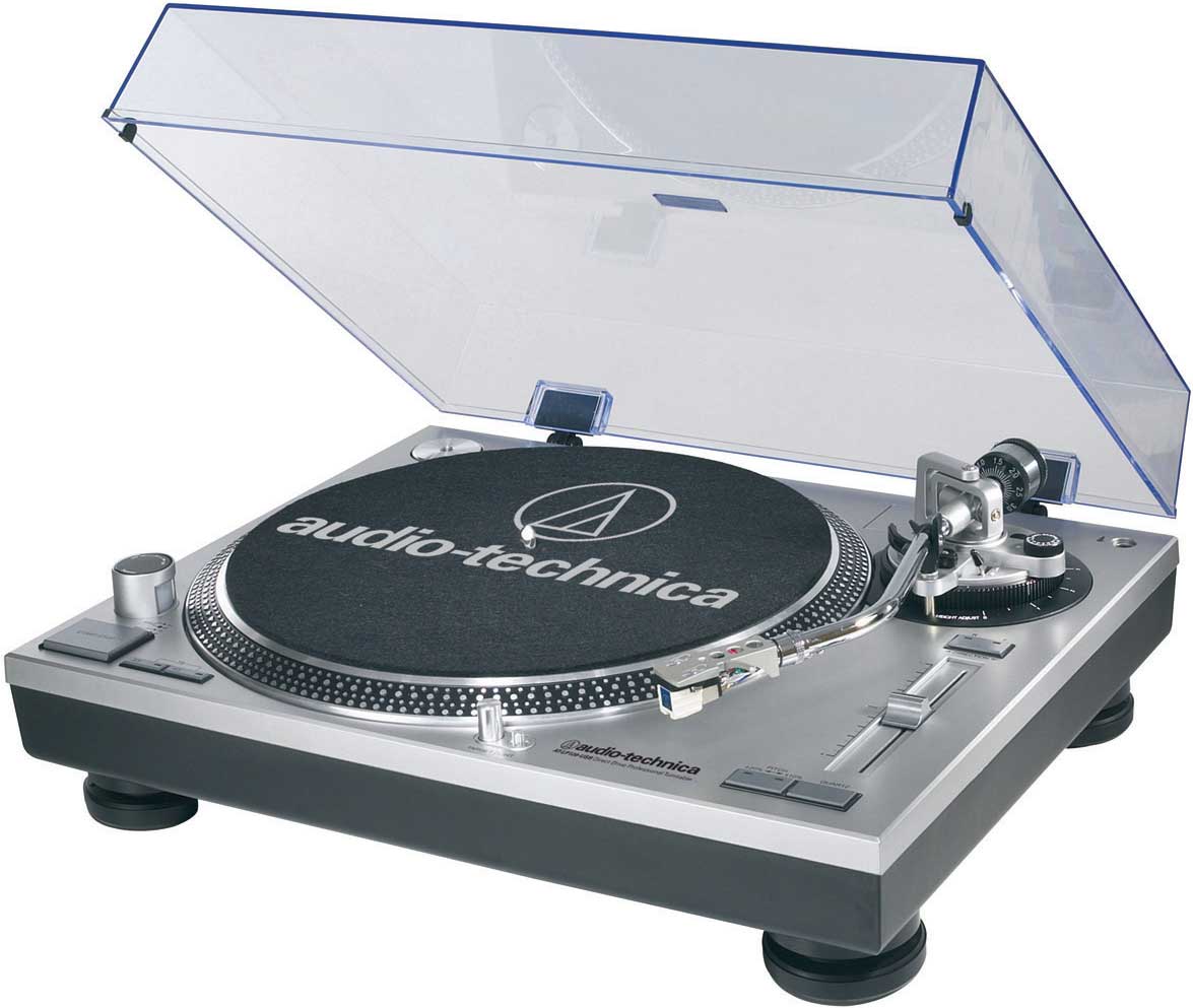 Direct Drive Turntable with Preamp and USB Output, 33/45/78 RPM