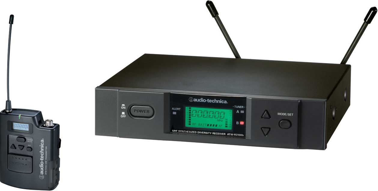 Frequency-Agile True Diversity UHF Wireless Bodypack System, 482-507 MHz