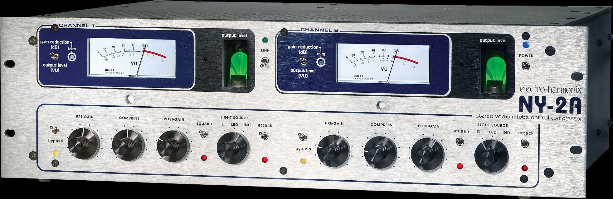 Rackmount Stereo Tube Optical Compressor