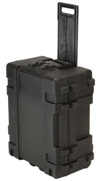 Roto Mil-Std Waterproof Case, 22 x 17 x 10, Cubed Foam, Wheels