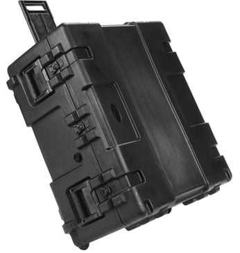 Roto Mill-Std Waterproof Case, 30 x 25 x 15, Empty, Wheels