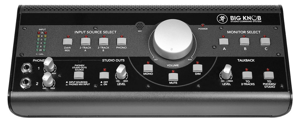 Studio Monitor Volume Controller and Selector with Onboard Talkback
