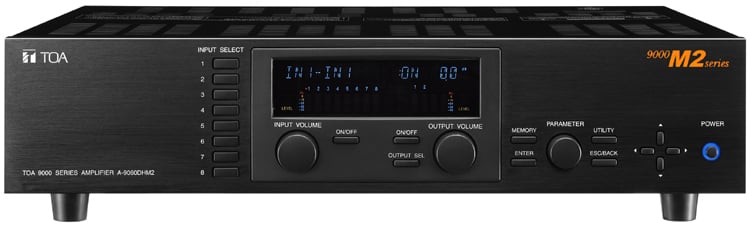 A-9060DHM2 Modular Digital Amp/Mixer 2x60W 70V