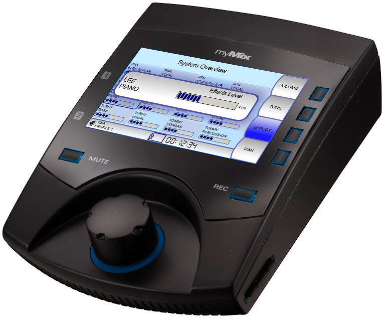 Networked Personal Monitor Mixer and Multitrack Recording System