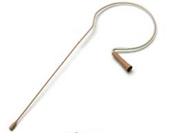E6 Flex Omnidirectional Earset Microphone for Shure wireless, Tan
