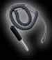 Coiled extended cord with 1/4" connector