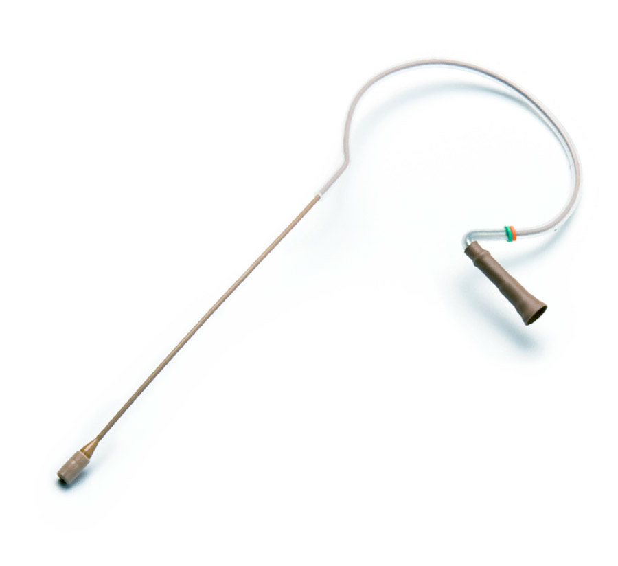 E6 Flex Directional Earset Microphone for Shure wireless, Light Beige