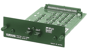 8 ADAT Digital Format I/O (optical connectors)