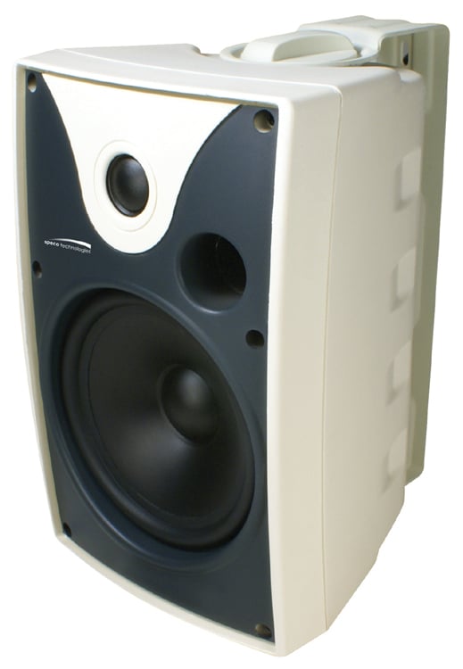 Pair of 5.25" Indoor/Outdoor Installation Speakers in White
