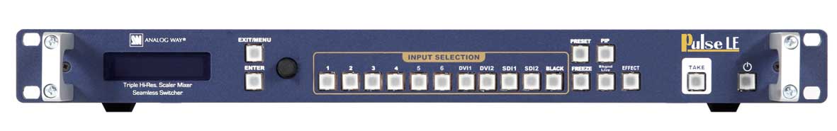 Pulse LE Dual Scaler Hi-Resolution Mixer Seamless Switcher