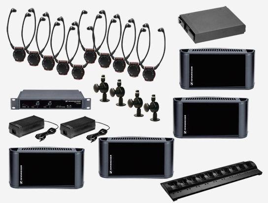 Dual IR Assitive Listening System Package