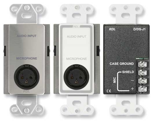 Mic/Line Input Panel Assembly, XLR Terminal Block