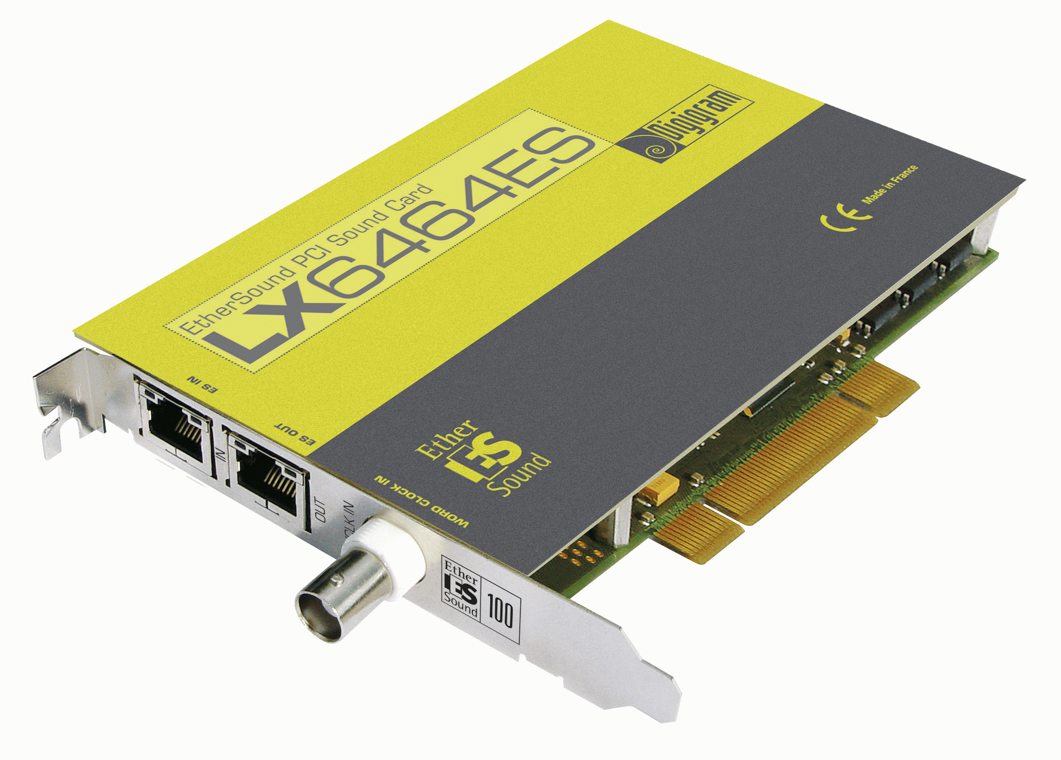 Sound Card with EtherSound Interface, 64 In x 64 Out