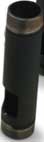 8" Black Pipe with Outlet