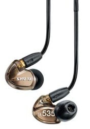 Triple-Driver Sound Isolating Earphones with Metallic Bronze Housing