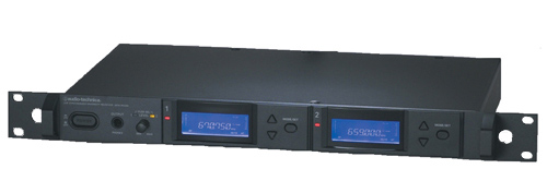 Dual Channel UHF True Diversity Receiver, Frequency Agile, 541.500 MHz to 566.375 MHz