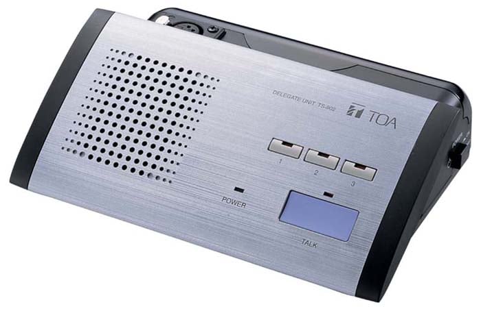 Infrared Station with "Voting No" Microphone for TS-900 System