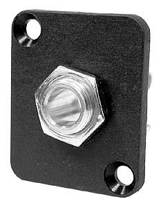 Switchcraft 1/4 Inch Mono Phone Jack (#11) on DBA, Panel Mount, Connectrix