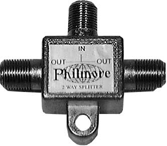 Miniature Multi-Coaxial Indoor/Outdoor 2-Way Hybrid Splitter