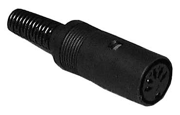 In-Line 8-Pin Female DIN Connector
