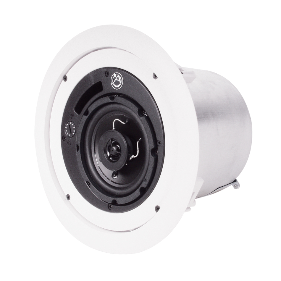 4" Coaxial Speaker System with 70/100V 16W Transformer, Priced Individually, Sold in Pairs