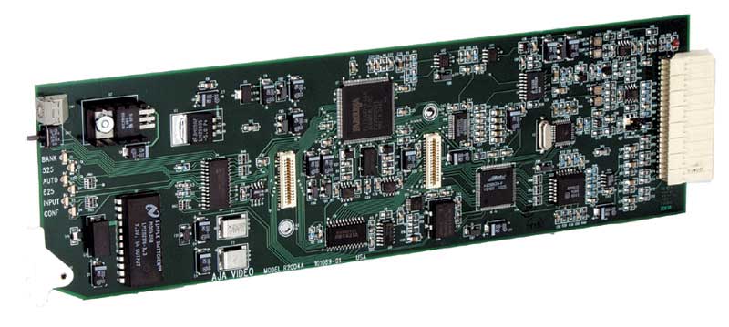 A/D Converter, 10-Bit, YPbPr, RGB, NTSC, PAL, Y/C to SDI, with FSG Frame Sync/Genlock Module
