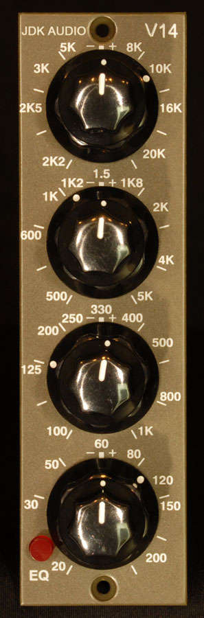 Equalizer, 500 Series, 4-band, single channel