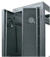 44-Space, 6-Fan Split Rear Door for WRK-SA, WRK, MRK, VRK Racks