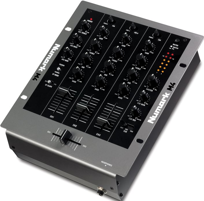 3-Channel Scratch Mixer (with 2 Phono/Line Inputs)