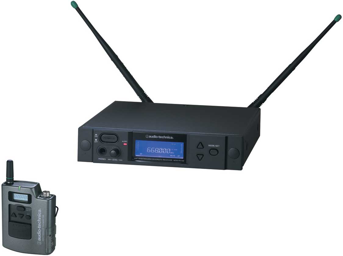 Wireless Bodypack Microphone System, Band C: 541.500 to 566.375 MHz