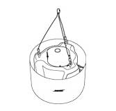 Pendant Mount Kit for DS16F, White