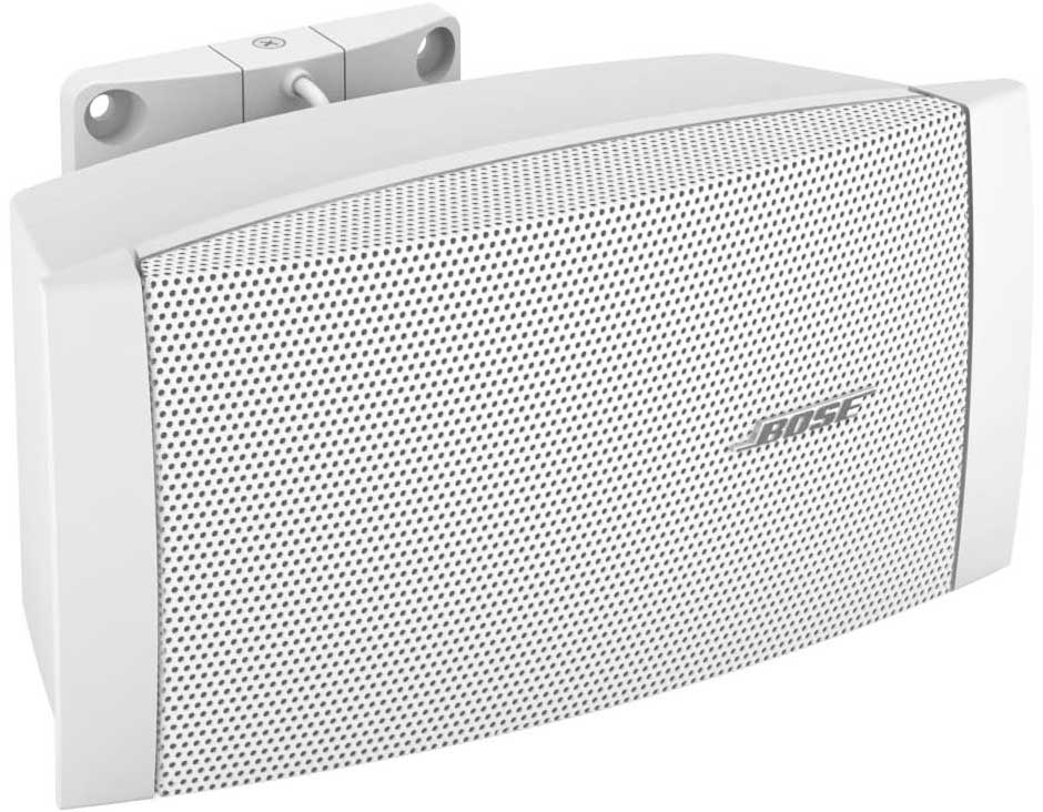 FreeSpace Surface-Mount Indoor Loudspeaker with Multi-Tap Transformer in White