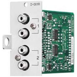 Dual Mic/Line Mode DSP, Dual RCA