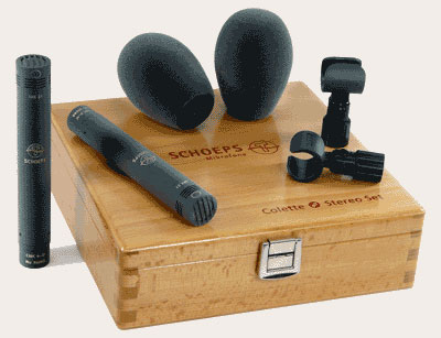 2x CMC6U Preamplifiers, 2x MK4 Cardioid Capsules, 2x SG20 Stand Clamps, 2x B5D Windscreens