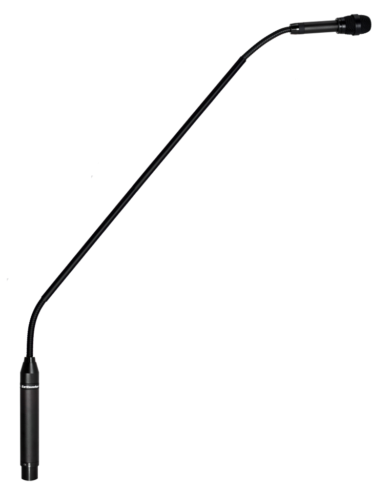 27" Podium Gooseneck Hypercardioid Microphone with Rigid Center
