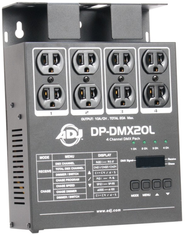 4-Channel Portable DMX Dimmer / Switch Pack