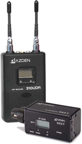Wireless UHF On-Camera Plug-In System