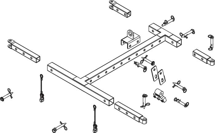Crossbow Flying Frame (for Alpha, Alpha E Series Loudspeakers)