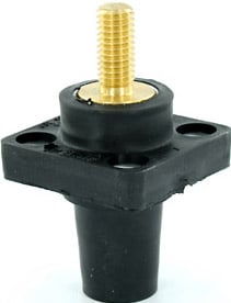 Female Camlock Panel-Mount Receptacle (Available in Various Colors)