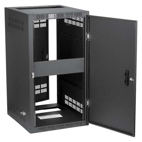 30" Deep Cabinet, 24RU (Shown with Optional Door, Not Included)