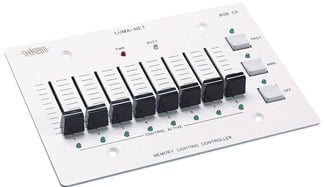 Remote Memory Control Panel with 8 Manual Slide Controls
