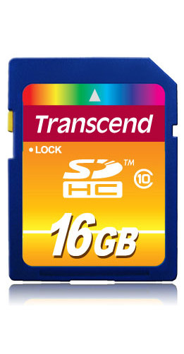 16GB Class 10 SDHC Memory Card
